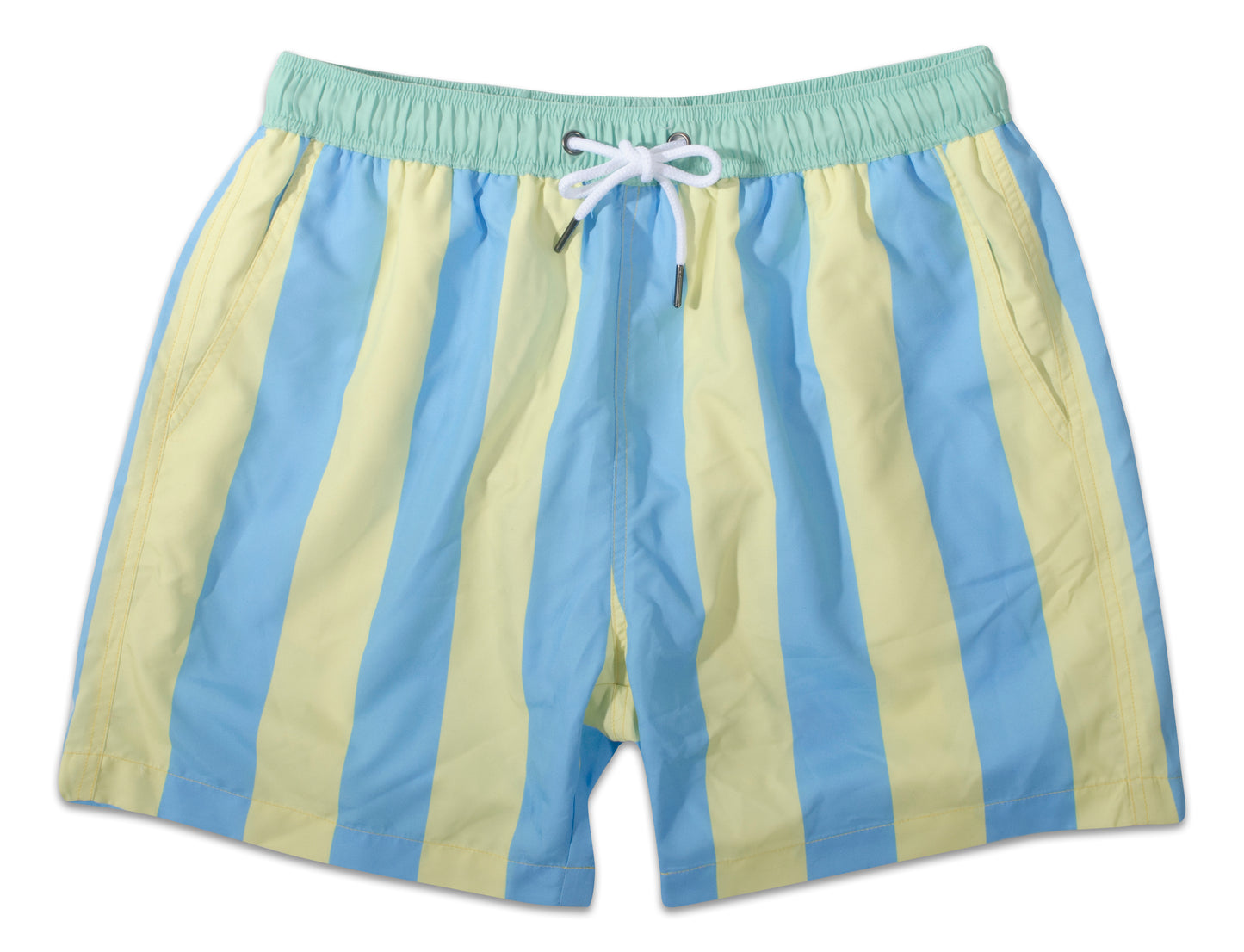 Yellow and Blue Stripe - Rui Swimwear