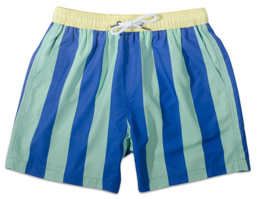 Green and Blue Stripe - Rui Swimwear