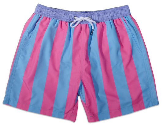 Blue and Pink Stripe - Rui Swimwear